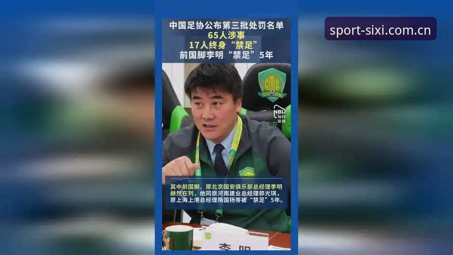 中国足协第三批禁足名单深度评测：17人终身禁赛背后的行业震荡